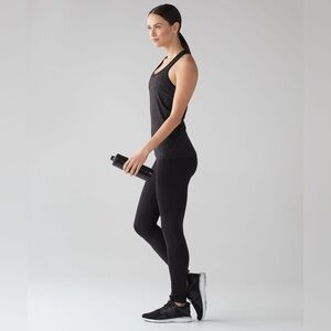 lululemon athletica Black Speckled Tank Top